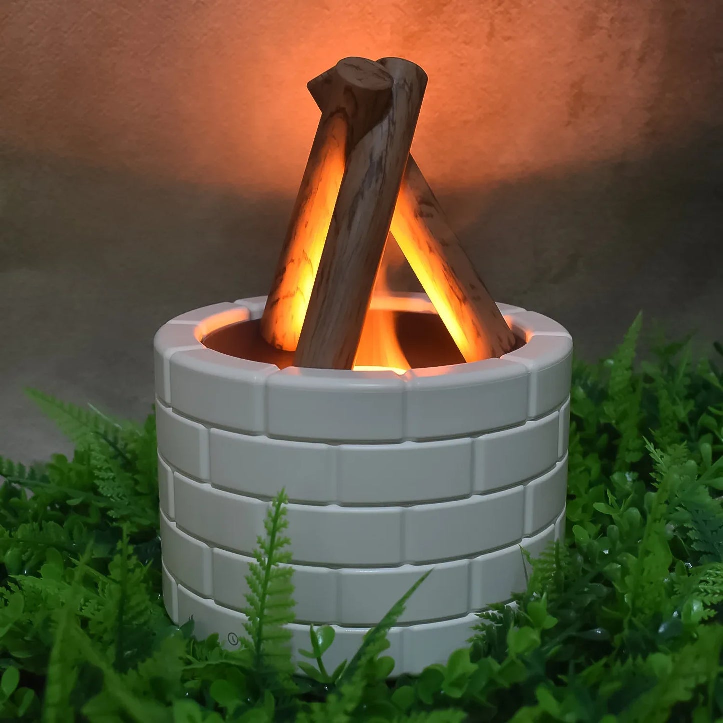 Bonfire Shaped Diffuser Essential Oil Diffuser Multi Function Flame Oil Diffuser (1 Pc) - Zidbik