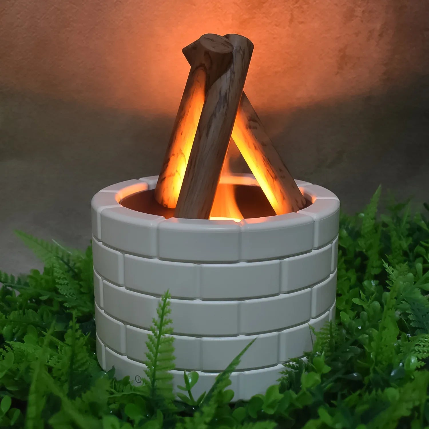 Bonfire Shaped Diffuser Essential Oil Diffuser Multi Function Flame Oil Diffuser (1 Pc) - Zidbik