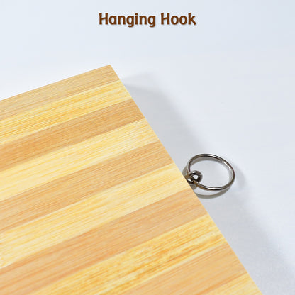 2193 Natural Wood Chopping Cutting Board For Kitchen Vegetables Fruits  Cheese Bpa Free. - Zidbik