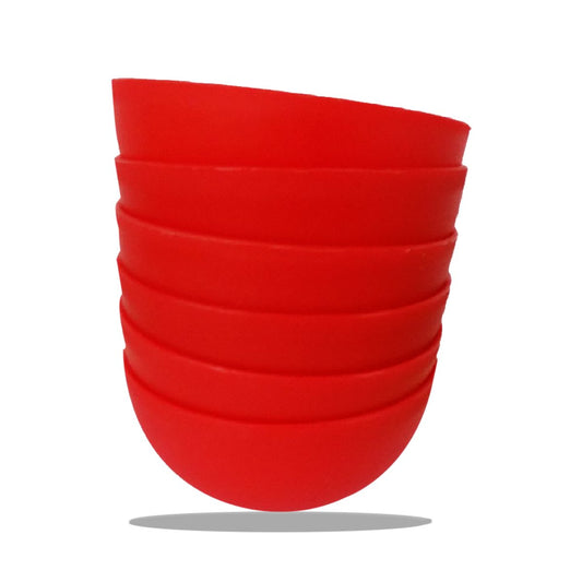 2183 Soup Bowl Set With Spoon And Saucer - 18 Pcs - Zidbik