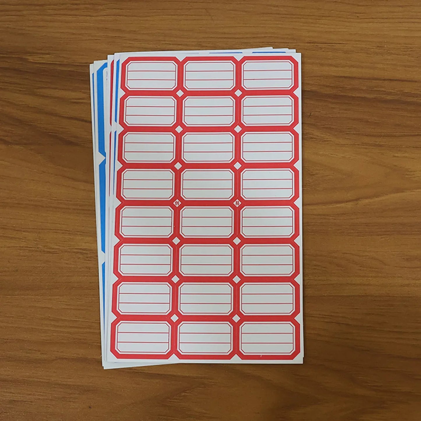 Multipurpose Writable Label Stickers (5 Sheets Set) - Zidbik