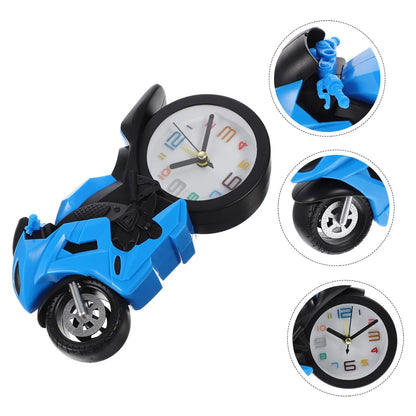 17639 Fashioned Alarm Clock Novelty Retro Motorcycle Motorbike Engine Style Clocks Alarm Clock Desktop Decoration Kids Gift - Zidbik