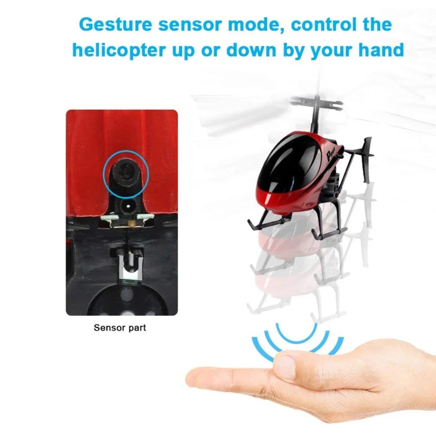 4456 Remote Control Helicopter With Usb Chargeable Cable For Boy And Girl Children (Pack Of 1) - Zidbik