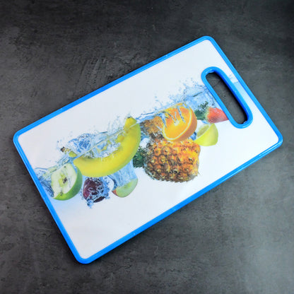 Large Rectangular Fruit Print Cutting Board (36x22cm  1 Pc) - Zidbik