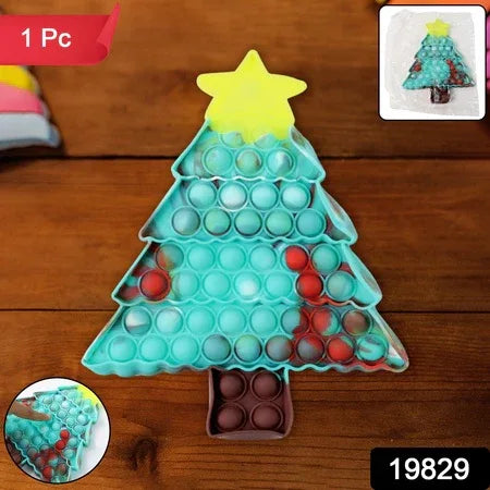 Premium Tree Shape Silicone Pop It Fidget Toy (1 Pc) - Zidbik