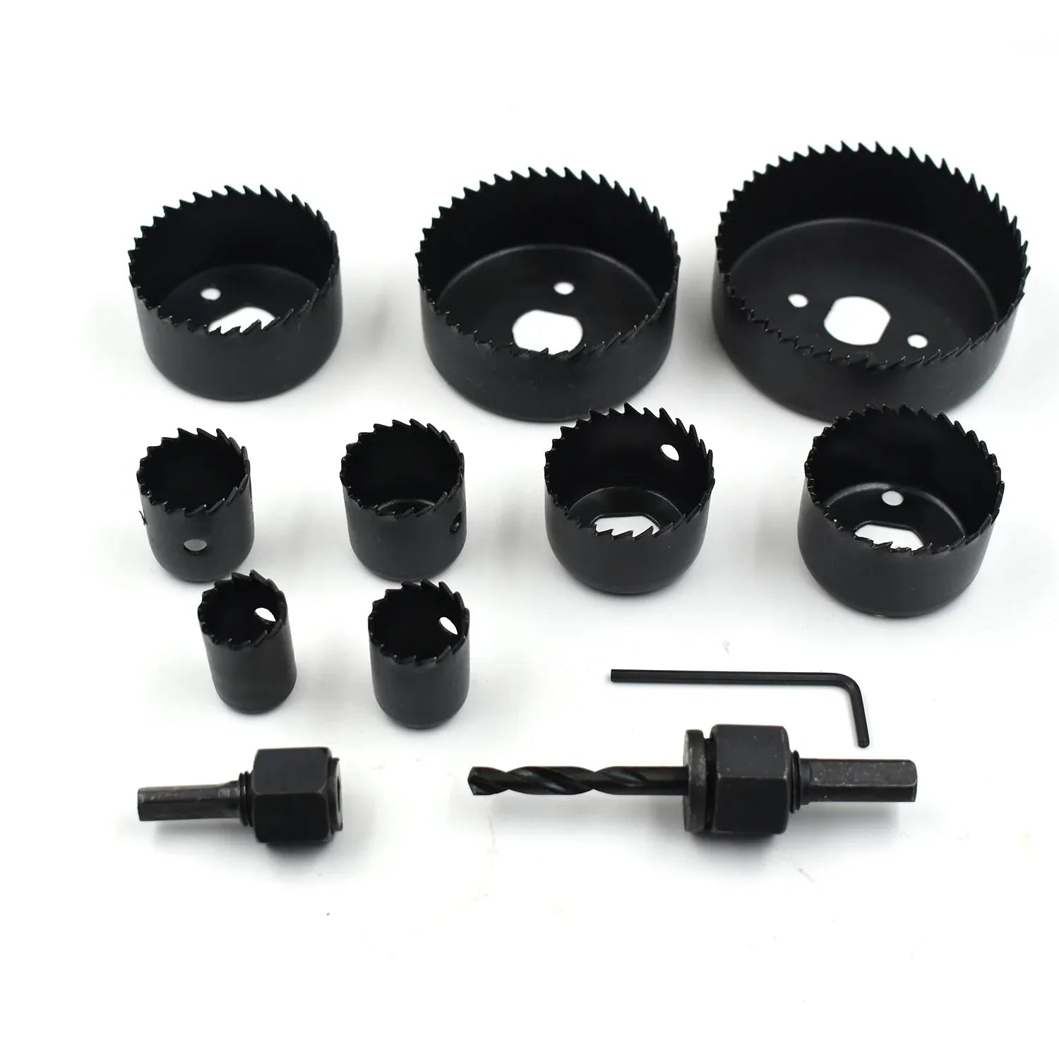 0415 -12 Pcs 19-64mm Hole Saw Kit - Zidbik