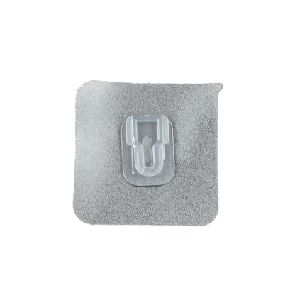 7433 Transparent Adhesive Male Hook Used For Hanging Various Types Of Items (1pc) - Zidbik