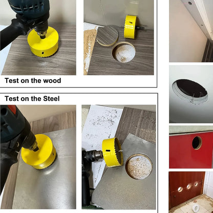 Door Lock Installation (22mmx150mm) Hole Saw Kit (1 Set) - Zidbik