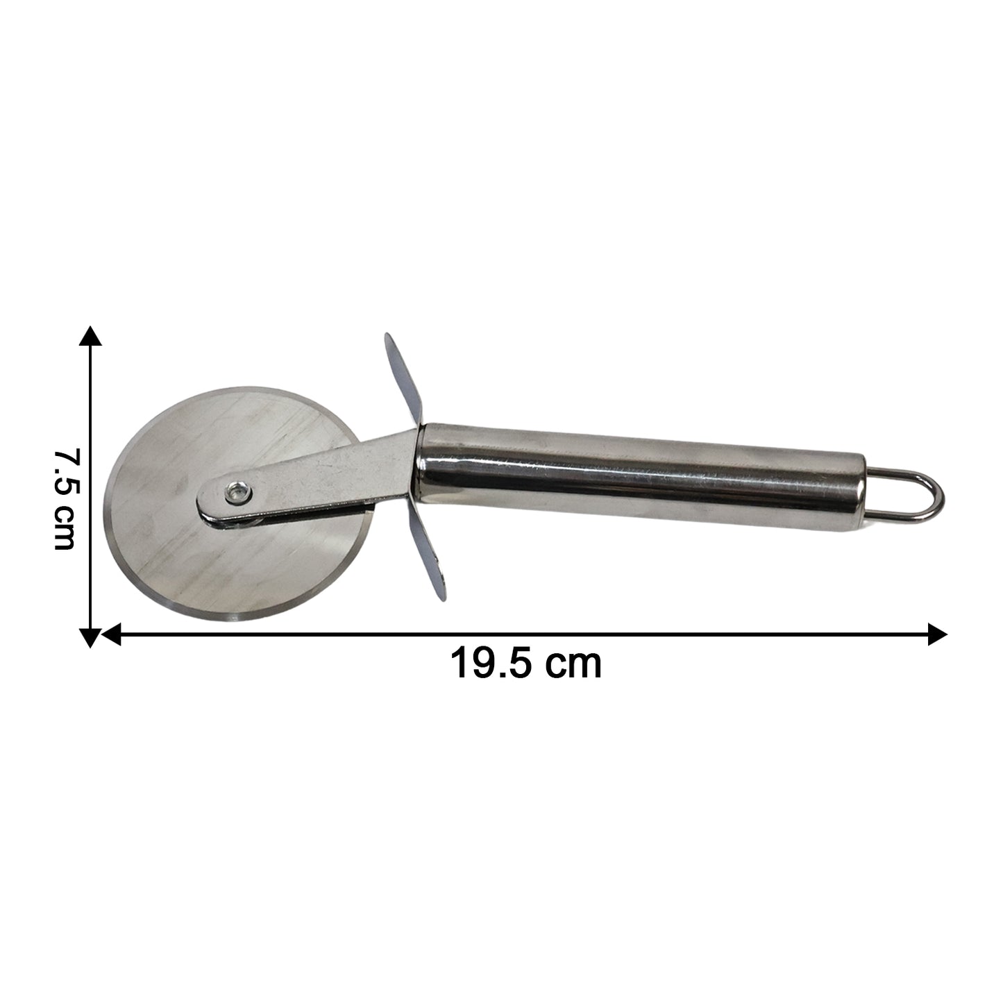 Premium Stainless Steel Pizza Cutter Wheel With Sharp Blade - Zidbik