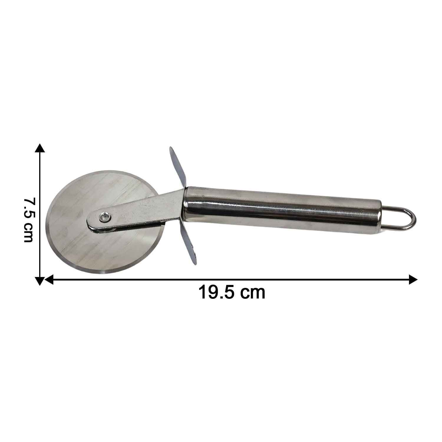 Premium Stainless Steel Pizza Cutter Wheel With Sharp Blade - Zidbik