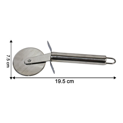 Premium Stainless Steel Pizza Cutter Wheel With Sharp Blade - Zidbik