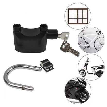 Plastic Body Waterproof Siren Alarm Smart Alarm Lock 3 Keys (1 Set) - Zidbik