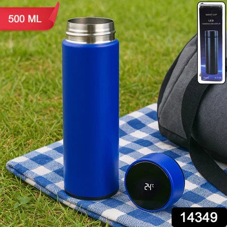 Blue Vacuum Insulated Water Bottle (1 Pc 500ml) - Zidbik