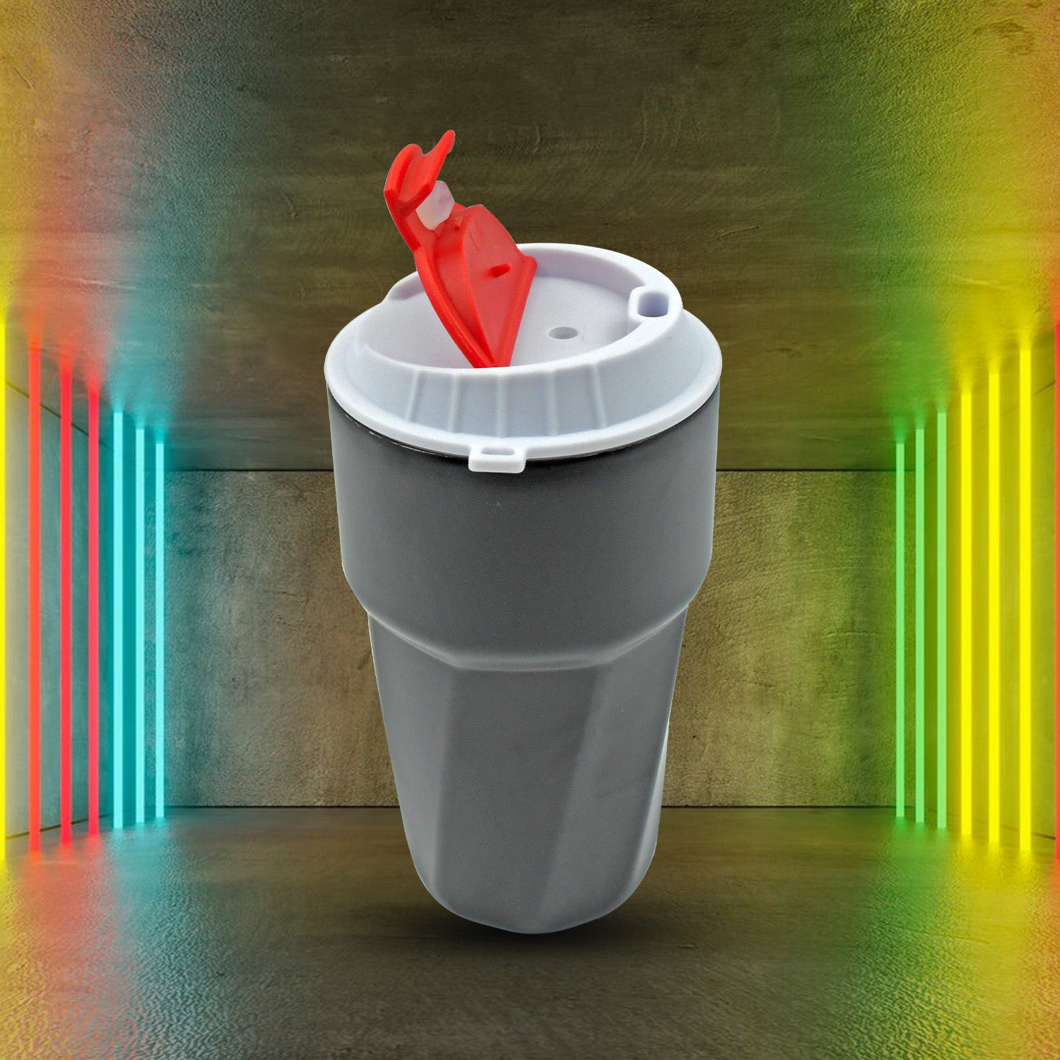 12516 Stainless Steel Vacuum Insulated Travel Mug Car Coffee Mug With Lid Reusable Thermal Cup For Coffee Car Travel Beach Camping Hiking Hunting Fishing Drinks Coffee Tea Mug Outdoor Home Office (1 Pc) - Zidbik