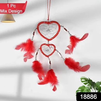 Wind Chimes Wall Hanging Handmade Art For Garden And Home Decor (Mix Design 1 Pc) - Zidbik