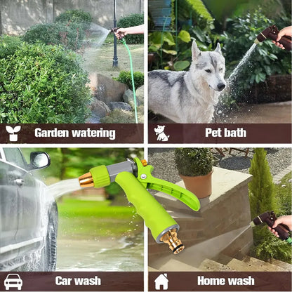 7525 Water Spray Nozzle Hose Sprayer High Pressure Long Range Zinc Alloy Rotatable For Gardening Spray Adjustable High Pressure Car Washer Washing Water Spray Gun - Zidbik