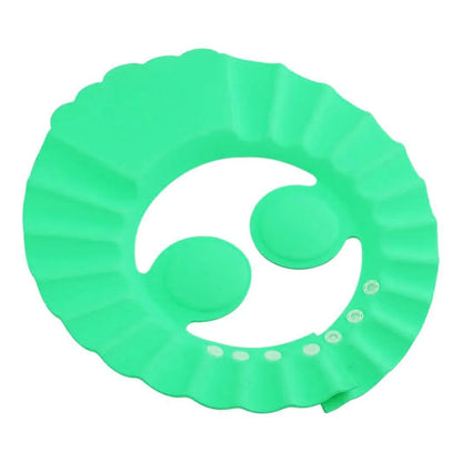 0378b Adjustable Safe Soft Bathing Baby Shower Hair Wash Cap For Children Baby Bath Cap Shower Protection For Eyes And Ear - Zidbik