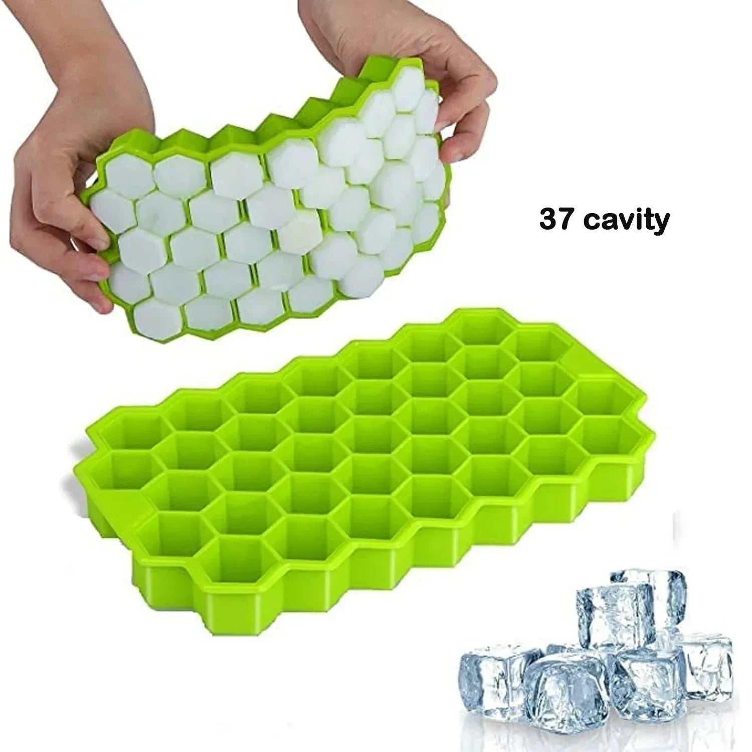 Face Icer Roller With Honeycomb Ice Tray (2 Pc ) - Zidbik