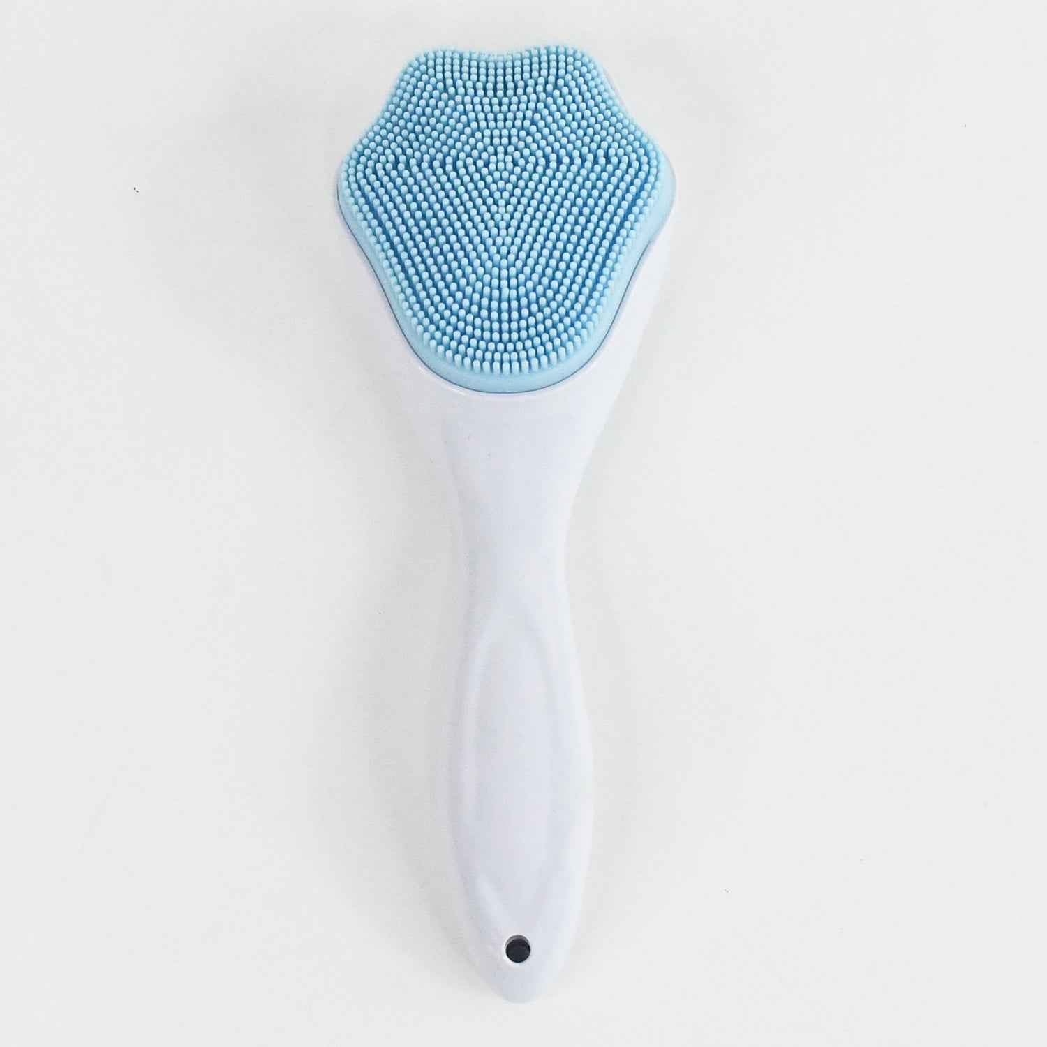Silicone Face Scrubber Exfoliating Brush Manual Handheld Facial Cleansing Brush (1 Pc)