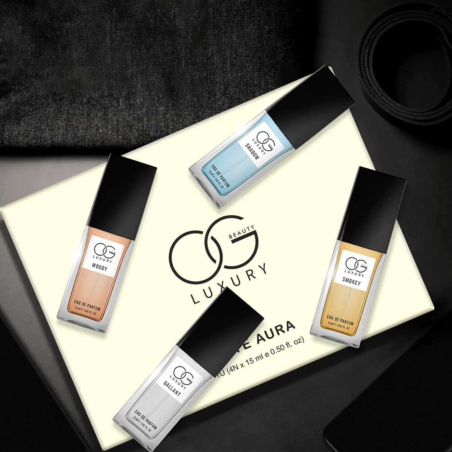 Og Luxury Perfume Gift Set Eau De Parfum Collection (15 Ml  4 Pc) - Zidbik