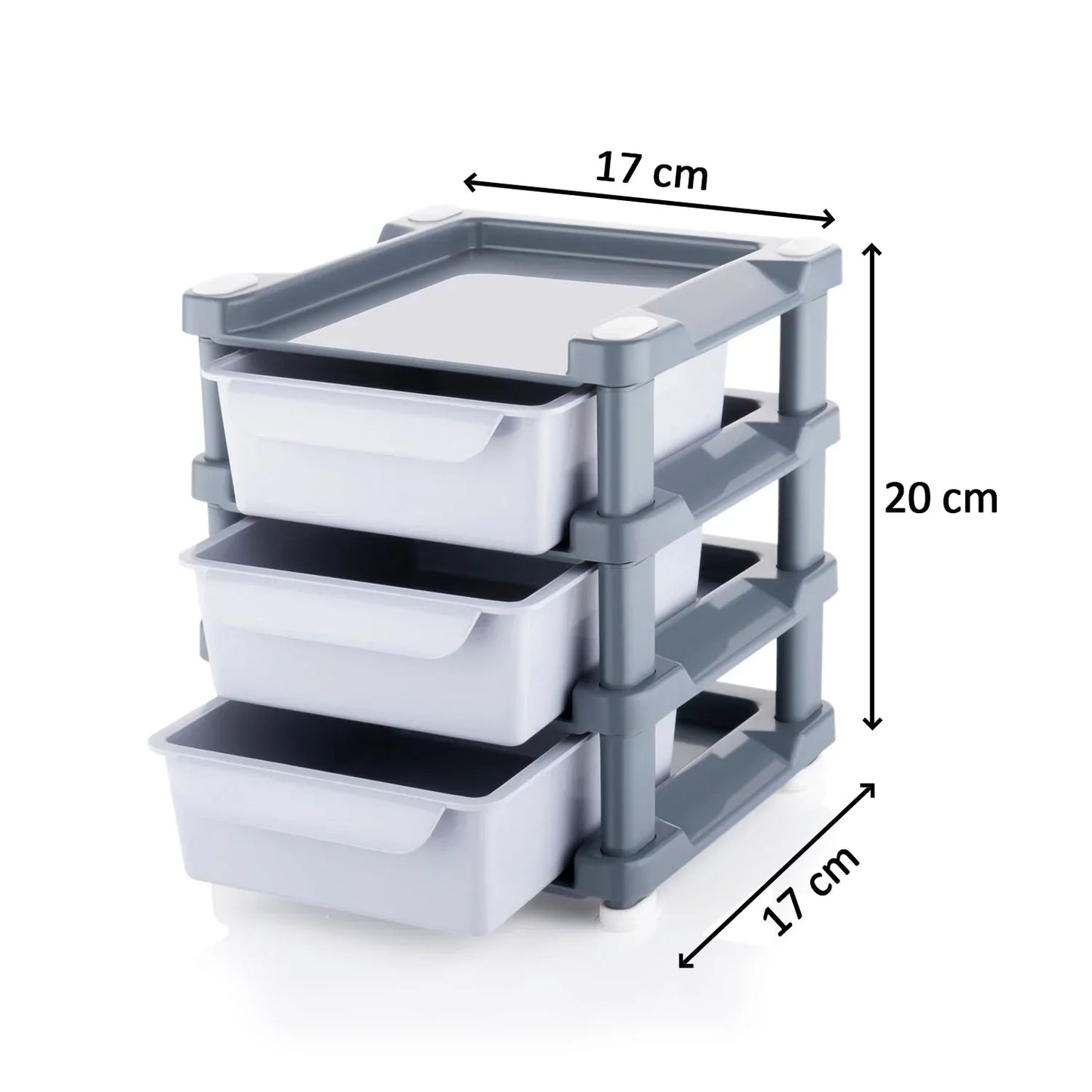 4767 Mini 3 Layer Drawer Used For Storing Makeup Equipments And Kits Used By Womens And Ladies. - Zidbik
