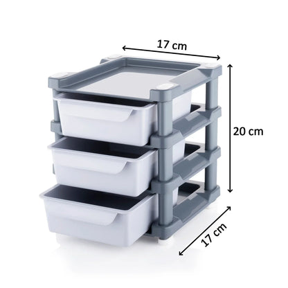4767 Mini 3 Layer Drawer Used For Storing Makeup Equipments And Kits Used By Womens And Ladies. - Zidbik