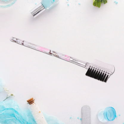 Floral Makeup Brush Set For Eyes Lips And Face (5 Pc) - Zidbik