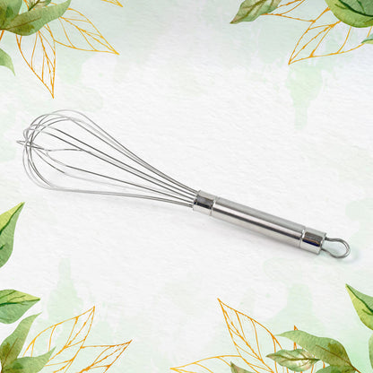 Apex Stainless Steel Medium Hand Whisk (1 Pc) - Zidbik