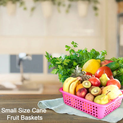 2481 Plastic Small Size Cane Fruit Baskets - Zidbik