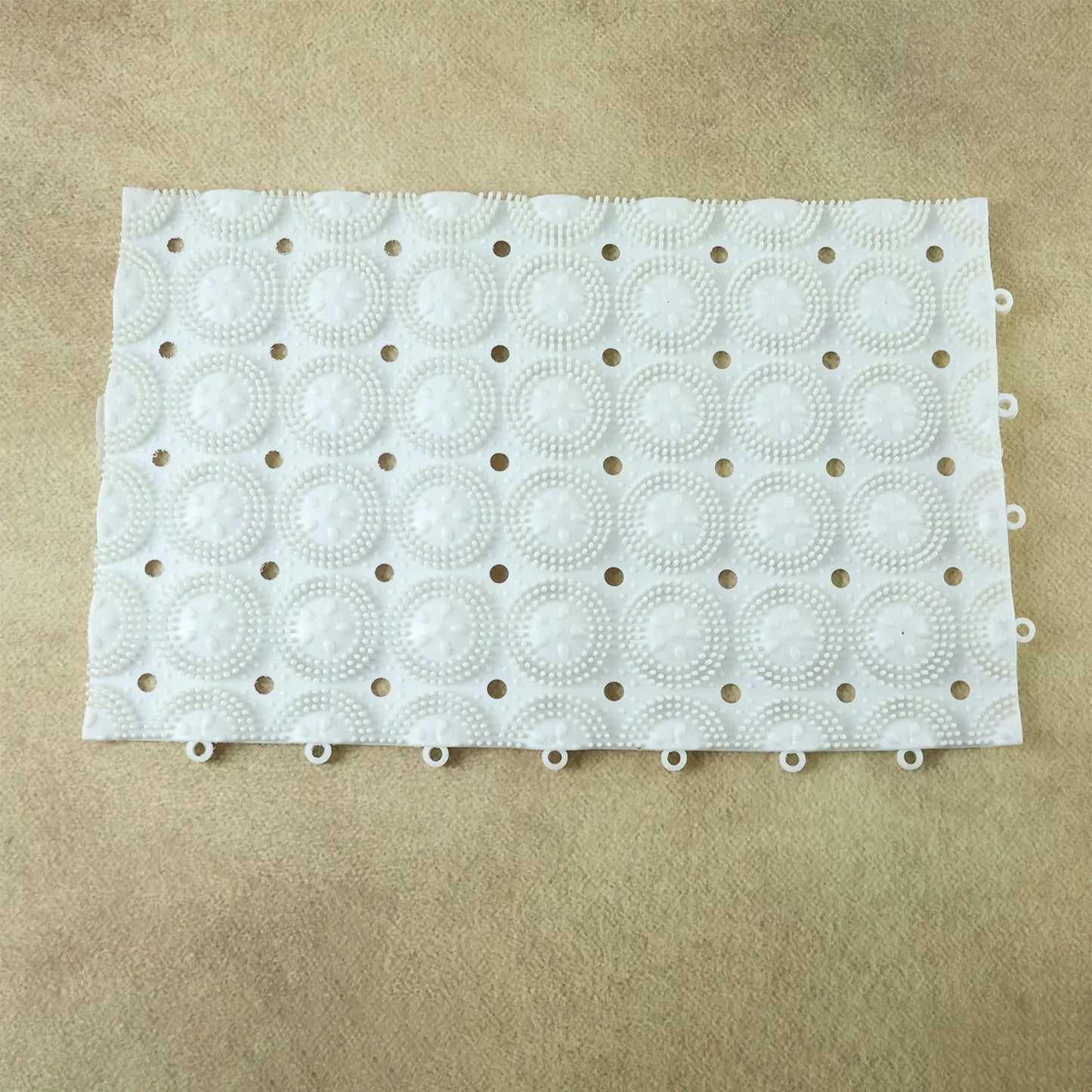 Anti-slip Bathroom Massage Mat With Suction Cups (33 21 Cm 4 Pc) - Zidbik
