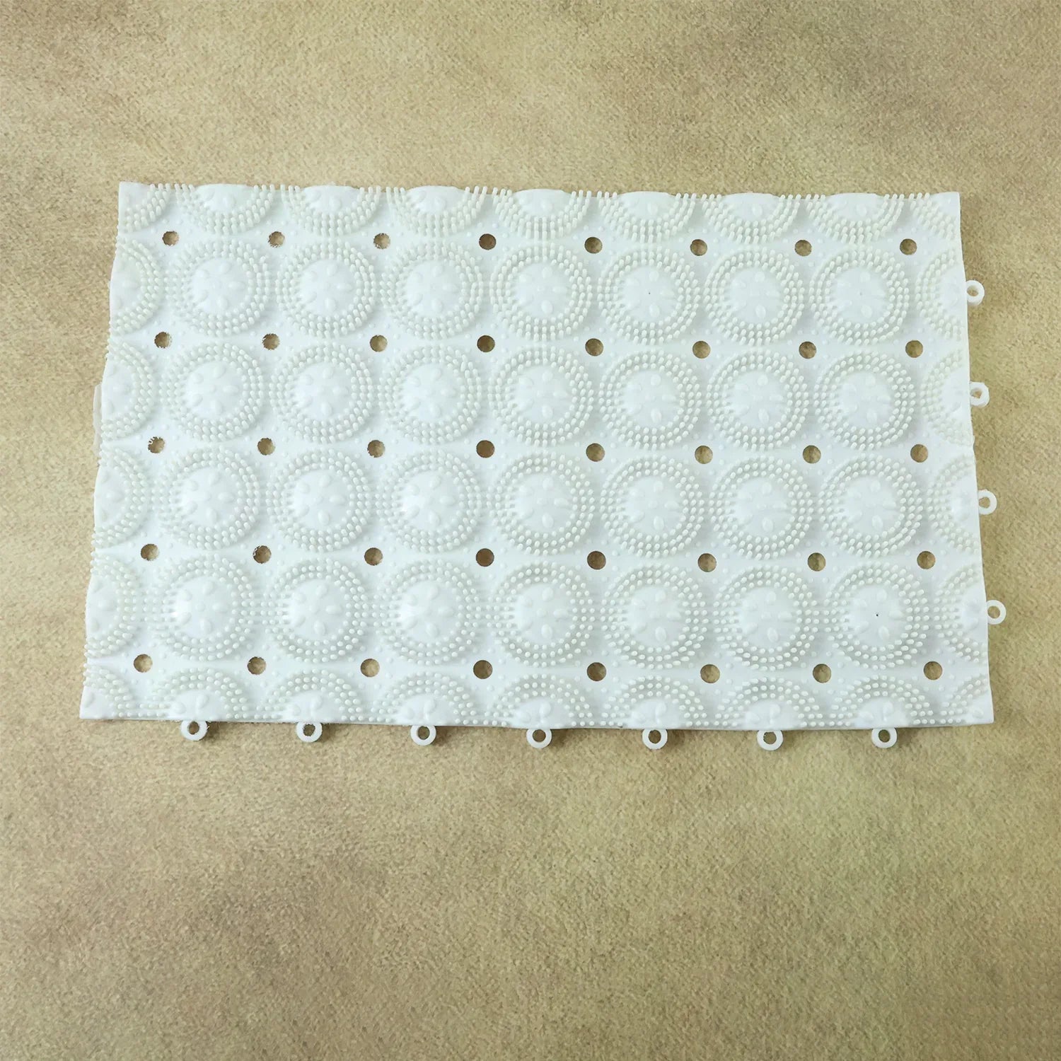 Anti-slip Bathroom Massage Mat With Suction Cups (33 21 Cm 4 Pc) - Zidbik