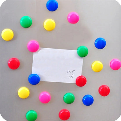 7866 Magnet Button Durable Magnetic Button Children Experiment Magnet Set Magnet Toy Sets Round Shaped Magnet Set ( Set Of 10 ) - Zidbik