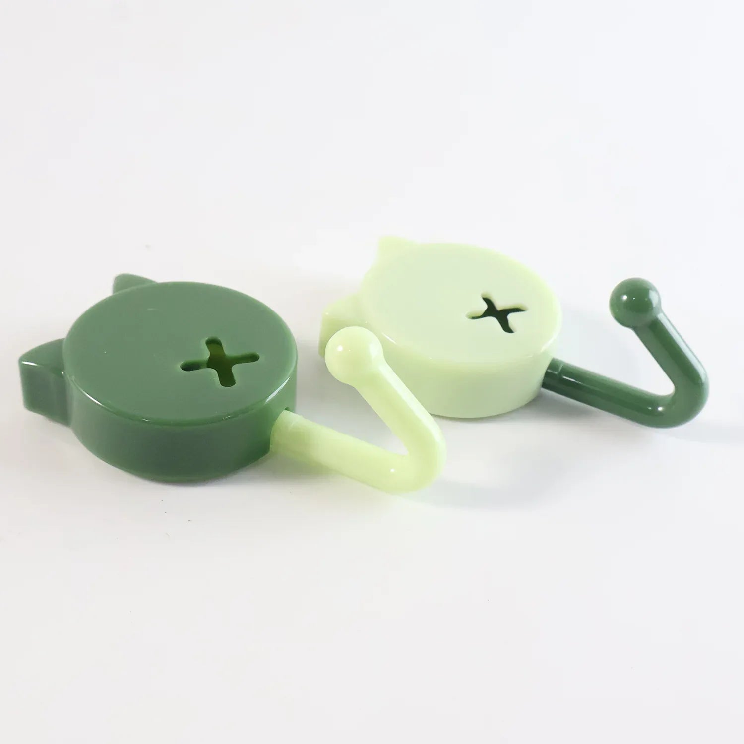 Self Adhesive Round Wall Hooks (10 Pc) - Zidbik