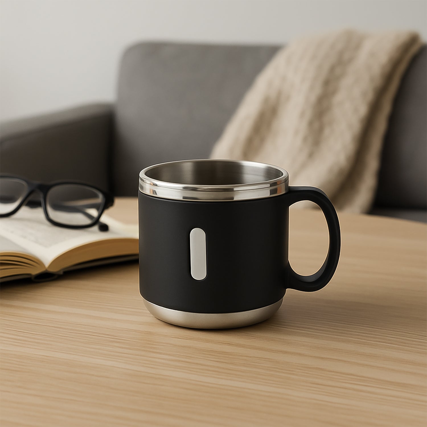 Apex Premium Stainless Steel Double Wall Coffee Mug Gift Set (6 Pc  150 Ml) - Zidbik