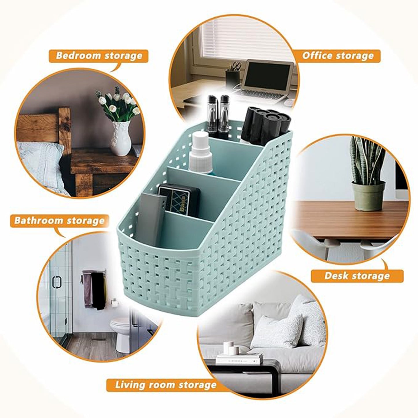 Apex Multi-purpose Storage Basket Organizer - Zidbik