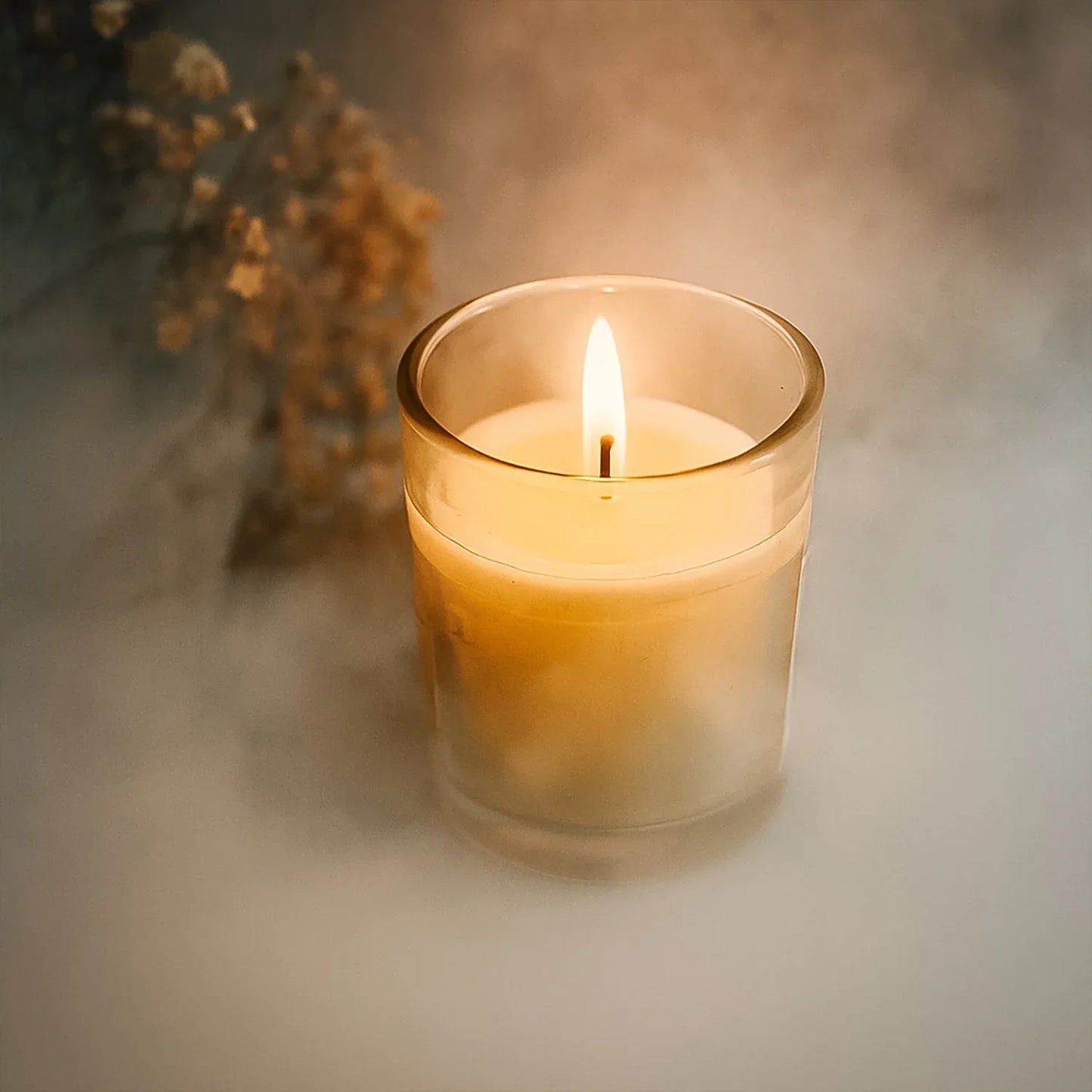 Inlief Scented Votive Jar Candle In Glass Sweet Dreams Soy Blend Candle (50 Gm) - Zidbik