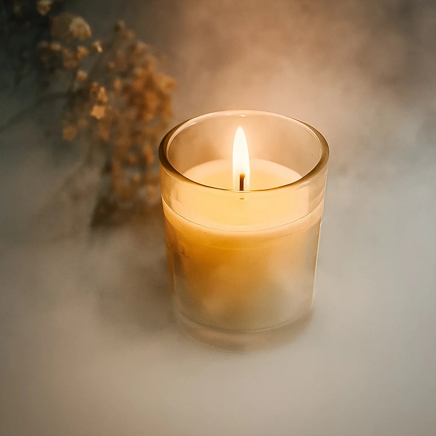 Inlief Scented Votive Jar Candle In Glass Sweet Dreams Soy Blend Candle (50 Gm) - Zidbik