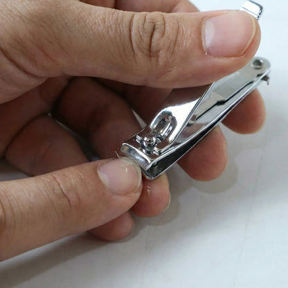 Stainless Steel Nail Clipper Set With Keychain Holder (2 Pc) - Zidbik