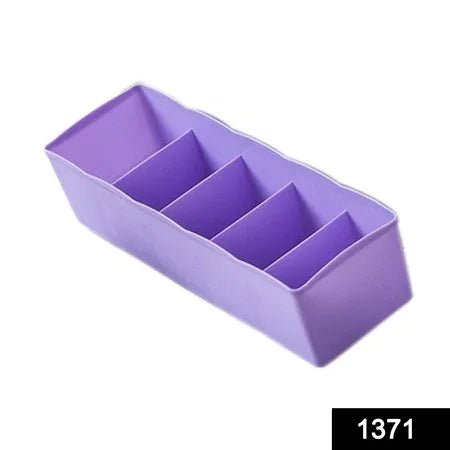 1371 Dividers Tray Organizer Clear Plastic Bead Storage Tray (Multicolour) - Zidbik