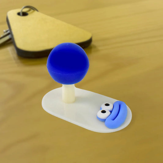 Cartoon Colorful Hooks Simple Ball Shape Hook Self-adhesive (1 Pc) - Zidbik