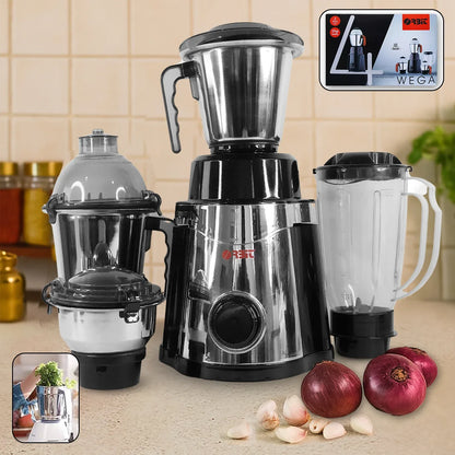 Orbit Heavy Duty 1 Hp (746) Watts Mixer Grinder With 4 Multipurpose Jars - Zidbik