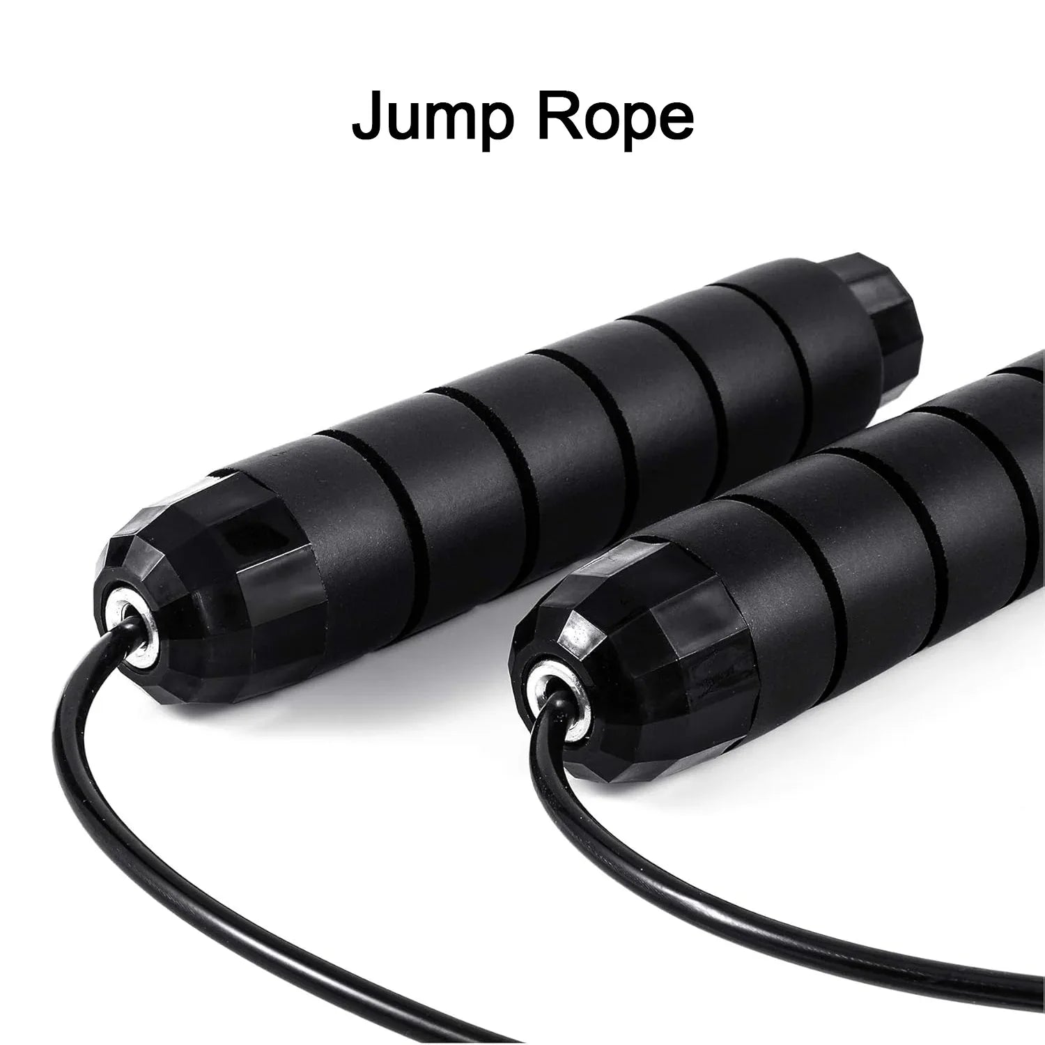 High-speed Skipping Rope With Foam Padded Handles (1 Pc) - Zidbik