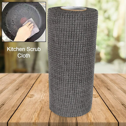 8190 Durable Kitchen Scrub Cloth Microfiber Cleaning Cloth Roll Kitchen Wear-resistant Cloth 2022cm Multipurpose Cleaning Cloths For Kitchen (1pc) - Zidbik