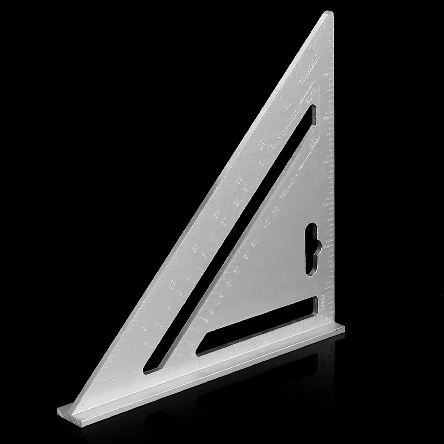 7420 Light Weight Double Side Scale Triangle Measurement Hand Tool - Zidbik