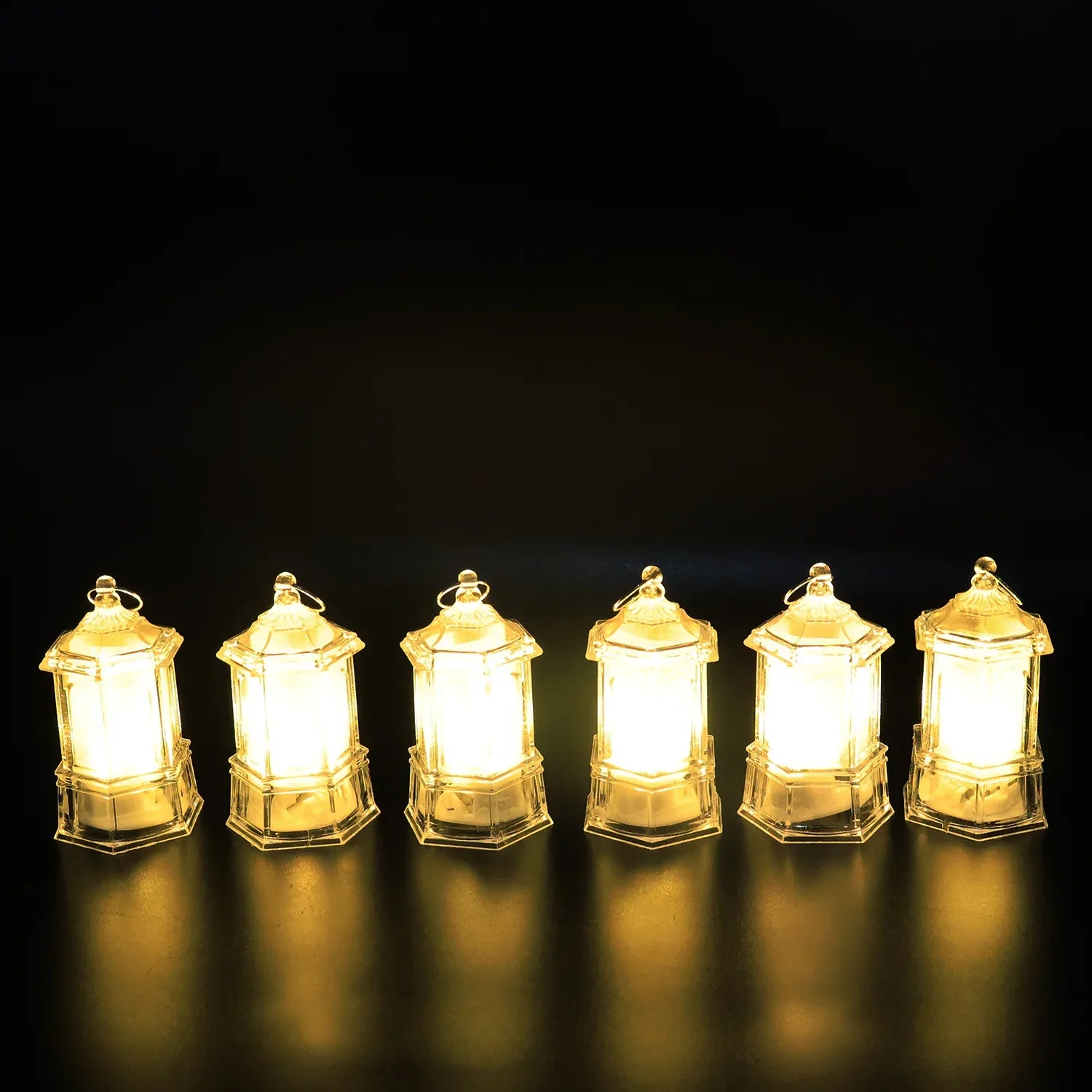 Set Of 24 Led Decorative Lantern Lights Candle - Zidbik