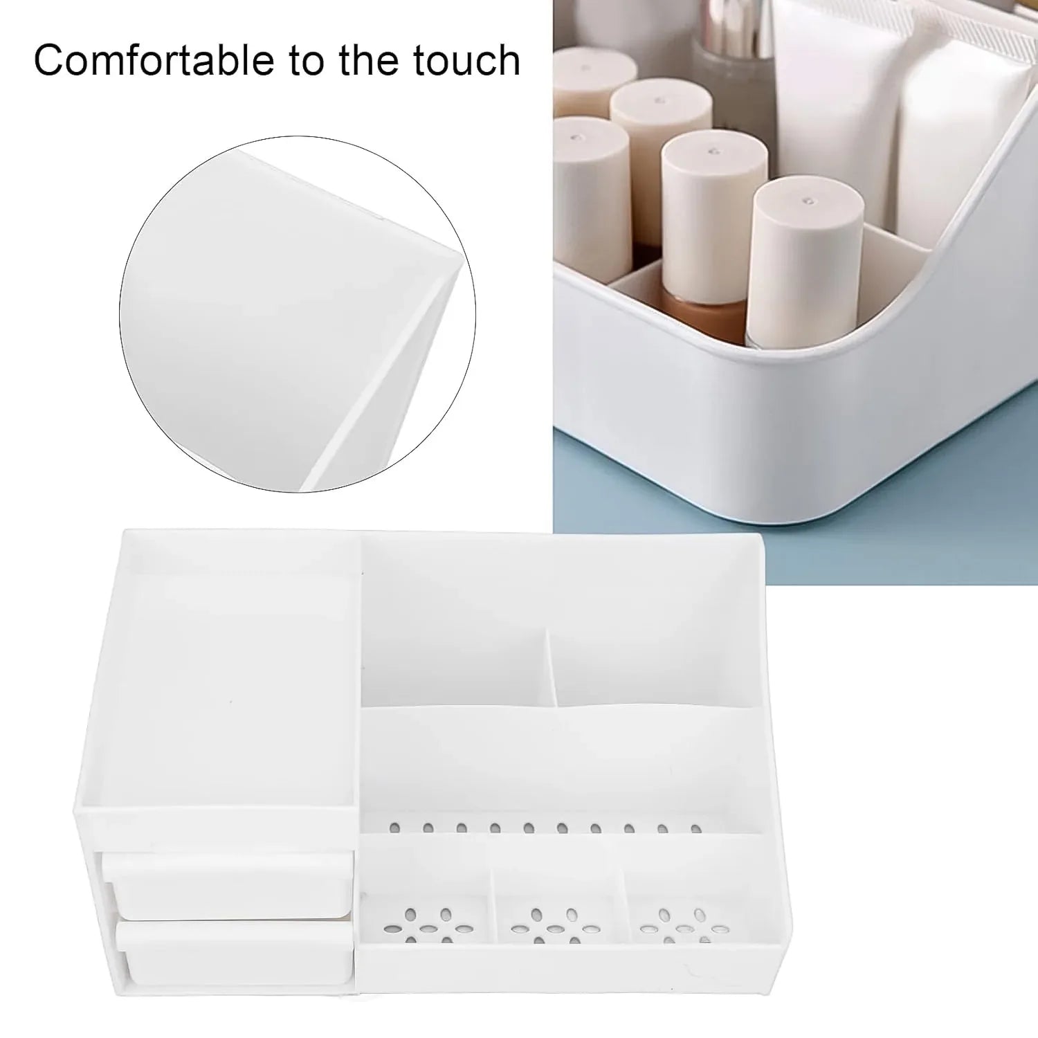 Large Capacity Desktop Cosmetic Storage Box (1 Pc Mix Color) - Zidbik