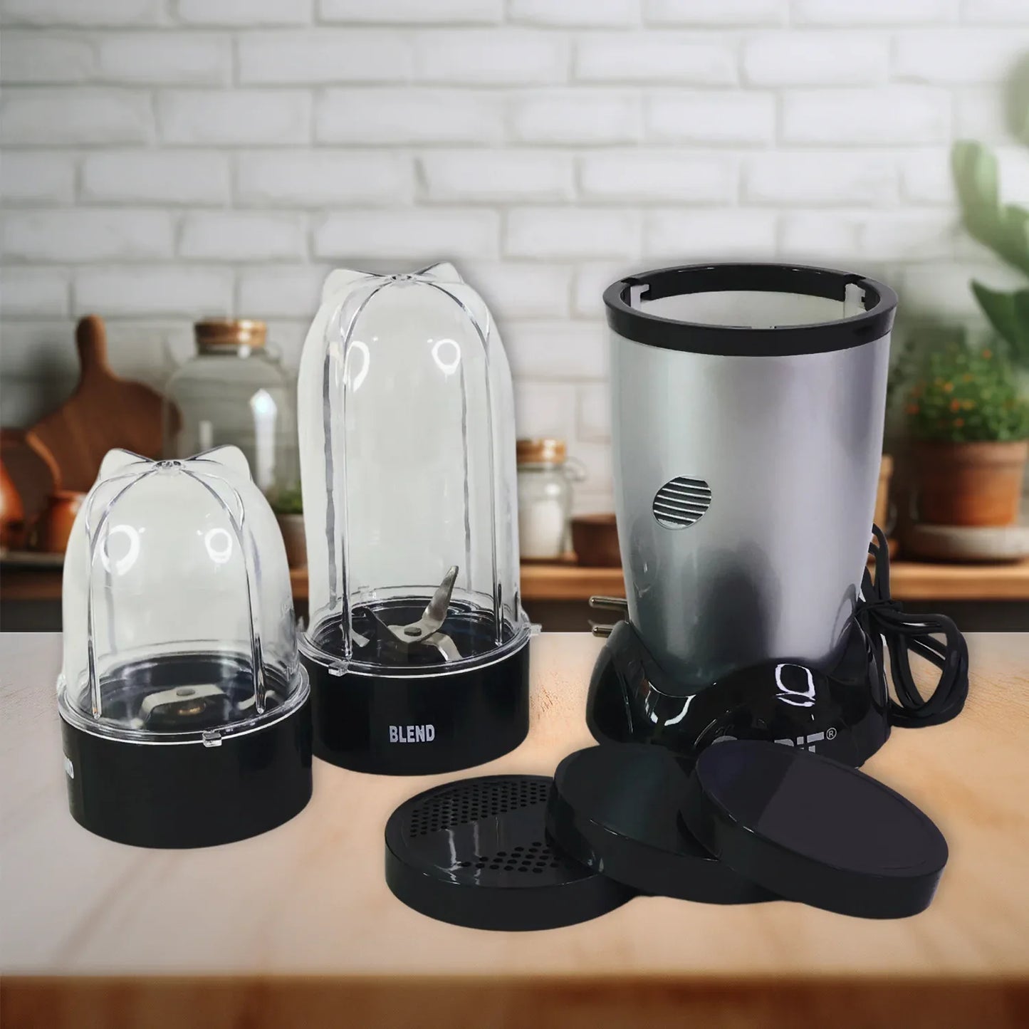 Orbit Multi-purpose Bullet Mixer - 400w With 2 Jar - Zidbik