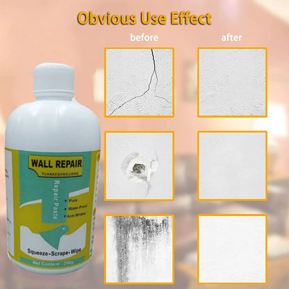 Wall Crack Repair Cream With Scraper - (Set) - Zidbik