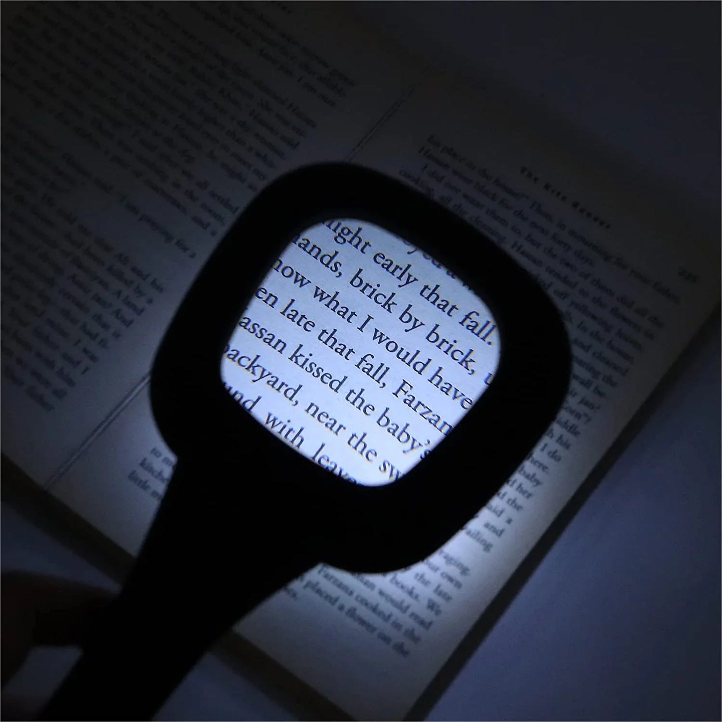 1607 Handheld Magnifying Glass 6 Led Illuminated Lighted Magnifier For Seniors Reading Soldering Inspection Coins Jewelry Exploring - Zidbik
