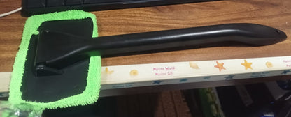 Windshield Clean Car Glass Cleaner Wiper With Microfiber Cloth (1 Pc  38 Cm Long) - Zidbik